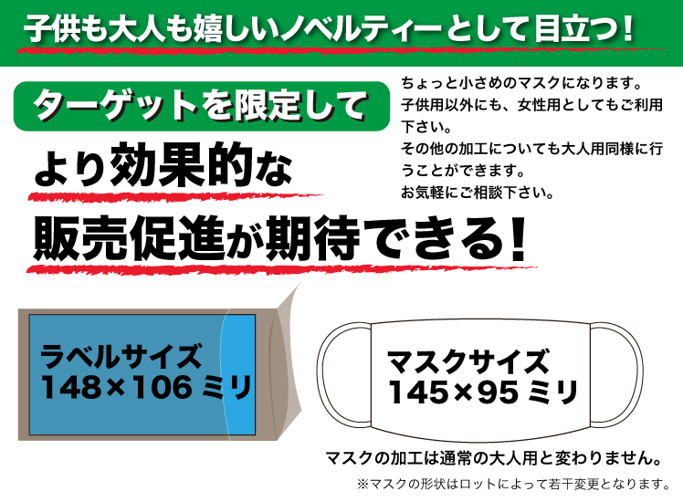 子供用マスク
